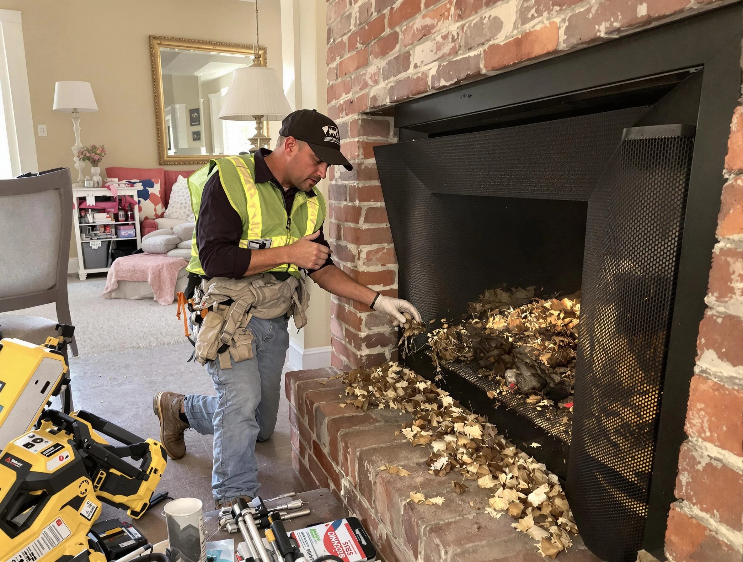 Safe screening installation by Fountain Hills Chimney Sweep in Fountain Hills, AZ