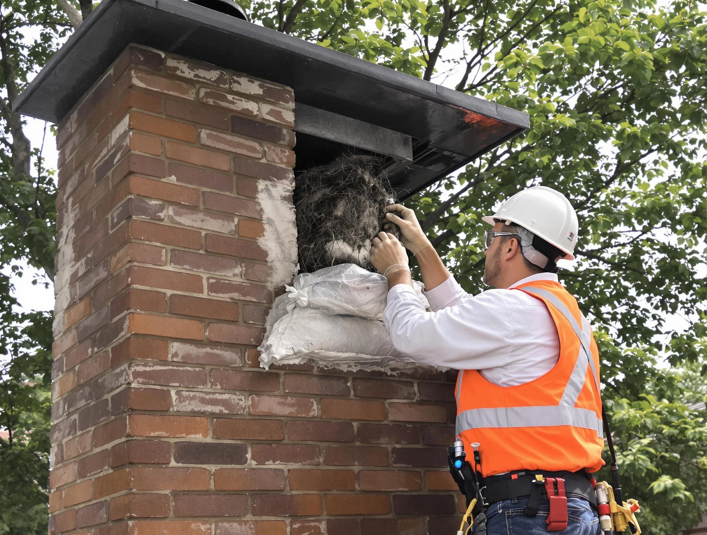 Humane removal of debris and animals by Fountain Hills Chimney Sweep in Fountain Hills, AZ