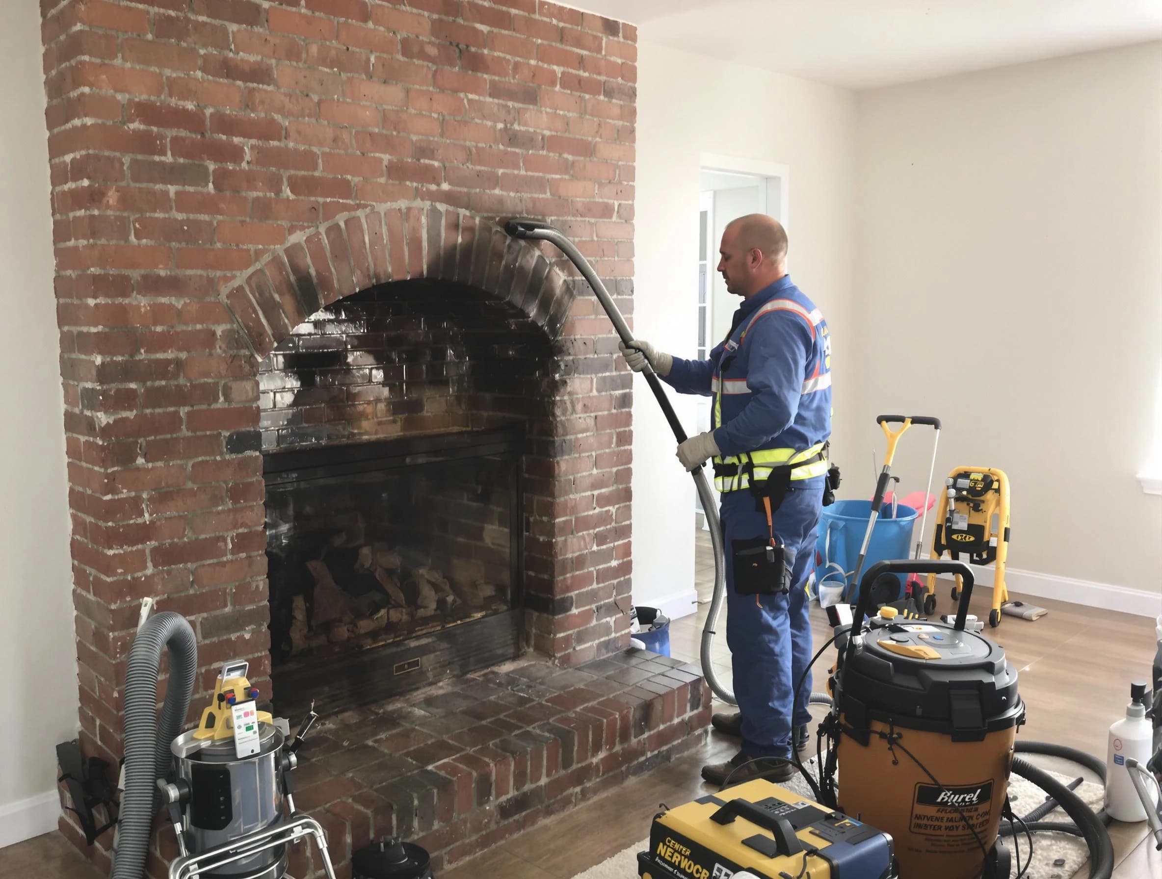 Fountain Hills Chimney Sweep expert performing detailed chimney sweep in Fountain Hills, AZ
