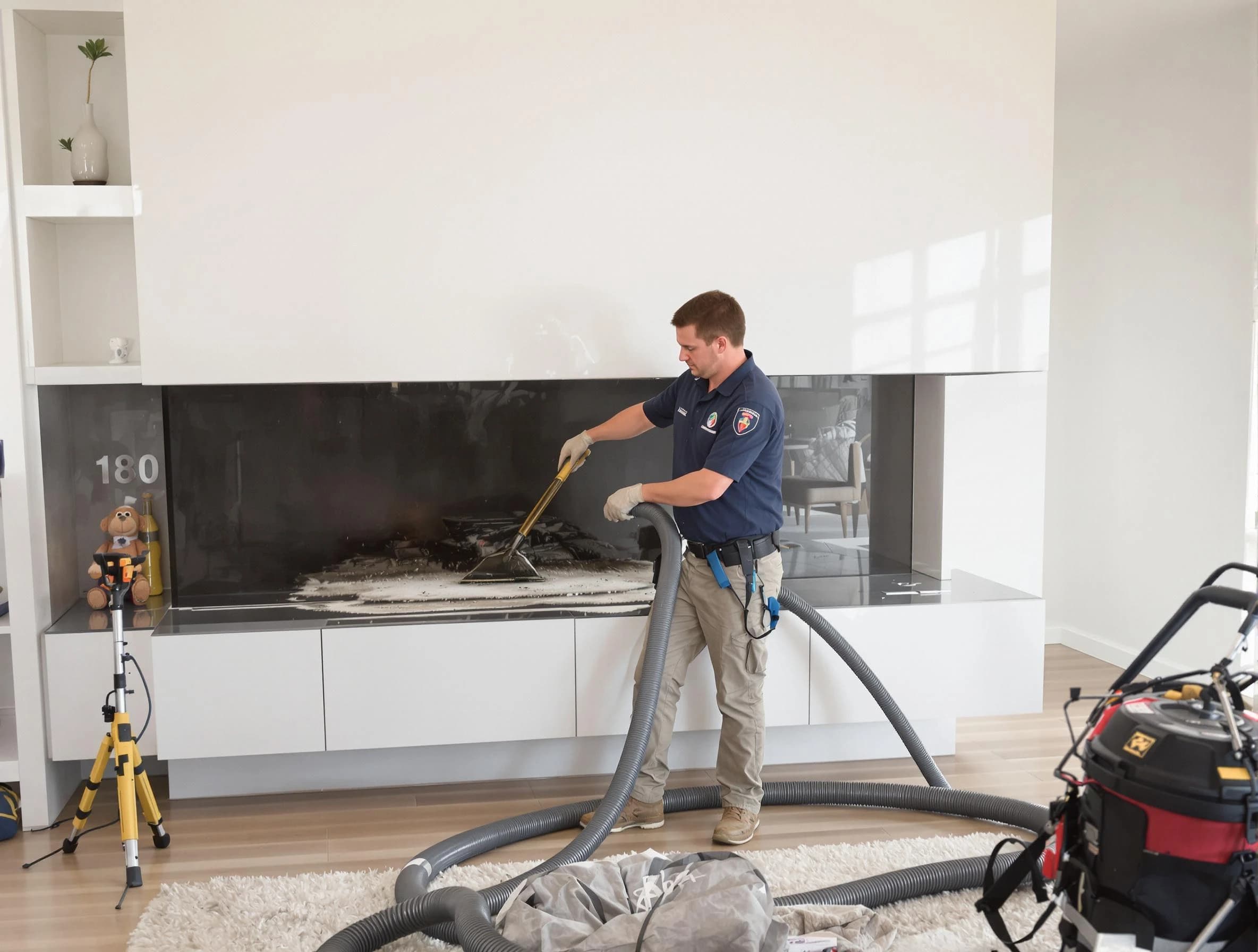 Fountain Hills Chimney Sweep technician providing chimney sweeping services in Fountain Hills, AZ