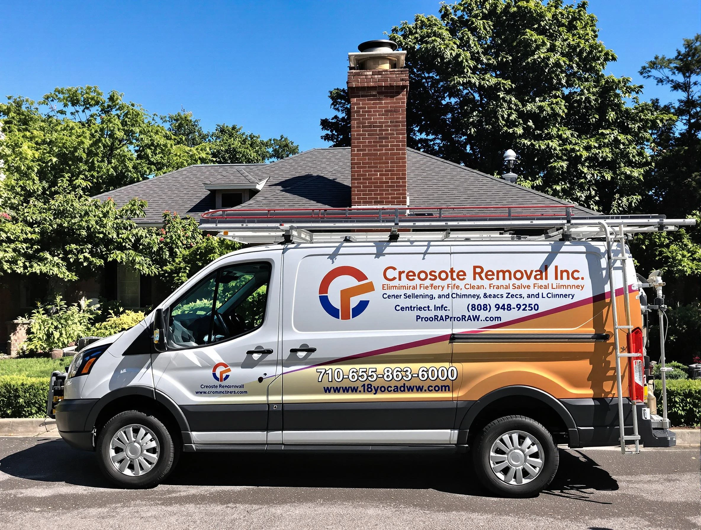 Fountain Hills Chimney Sweep technician removing creosote safely in Fountain Hills, AZ